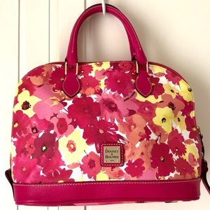 Dooney & Bourke Somerset Zip Hot Pink Satchel